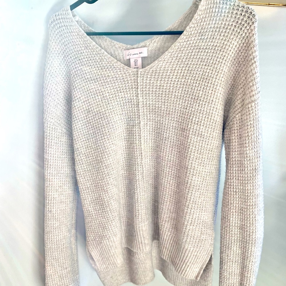 Cream sweater size small